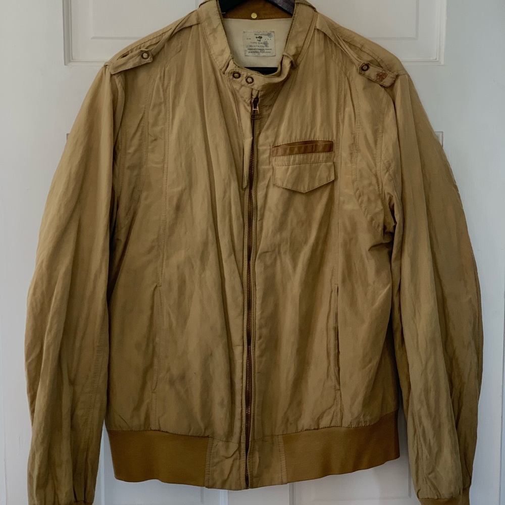 Gold metallic Diesel jacket